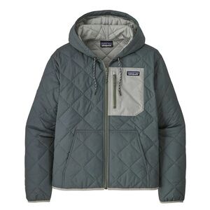 NWT Patagonia Diamond Quilted Bomber Insulated Hoodie - Nouveau Green - large